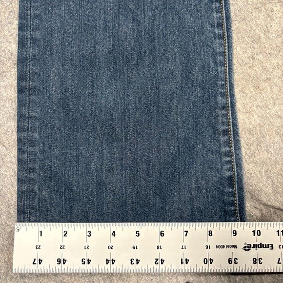 Michael Kors Women's Bootcut Jeans Size 16W Blue Denim Dark Wash High Waist Pant - Picture 2 of 9